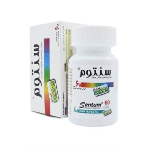 قرص مولتی ویتامین و مینرال سنتوم رها 60 عددی