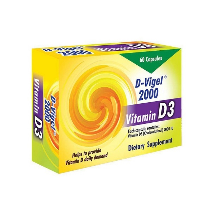 کپسول دی ویژل 2000 D-Vigel دانا 60 عددی