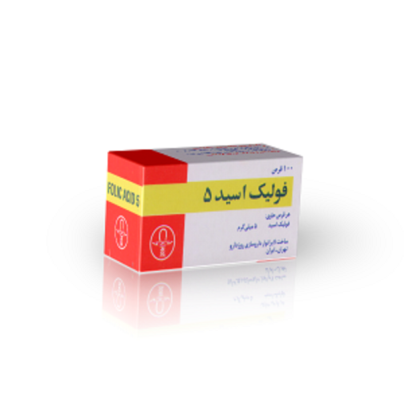 فوليک اسيد 5 م گ قرص - روز دارو