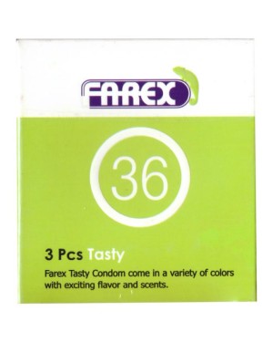 کاندوم فارکس مدل Tasty 36 بسته 3 عددی