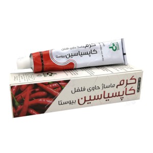 کرم ماساژ حاوی فلفل قرمز کاپسیاسین بهساز دارو