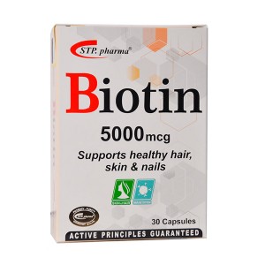 کپسول بیوتین 5000 اس تی پی فارما 30 عددی