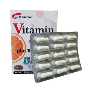 کپسول ویتامین سی و  زینک 10 میلی گرم اس تی پی فارما 30 عددی