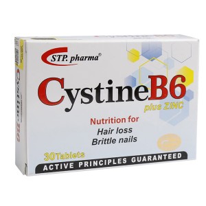 قرص سیستین ب6 زینک پلاس  اس تی پی فارما 30 عددی