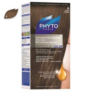 کیت رنگ مو فیتو مدل PhytoColor حجم 40 میل شماره 6 - بلوند تیره