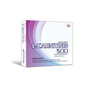 ویال خوراکی ال کارنیتین 500 میلی گرم بی اس کی 10 عددی