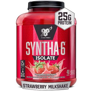 پودر سینتا 6 ایزوله میلک شیک توت فرنگی بی اس ان 1.82کیلوگرم