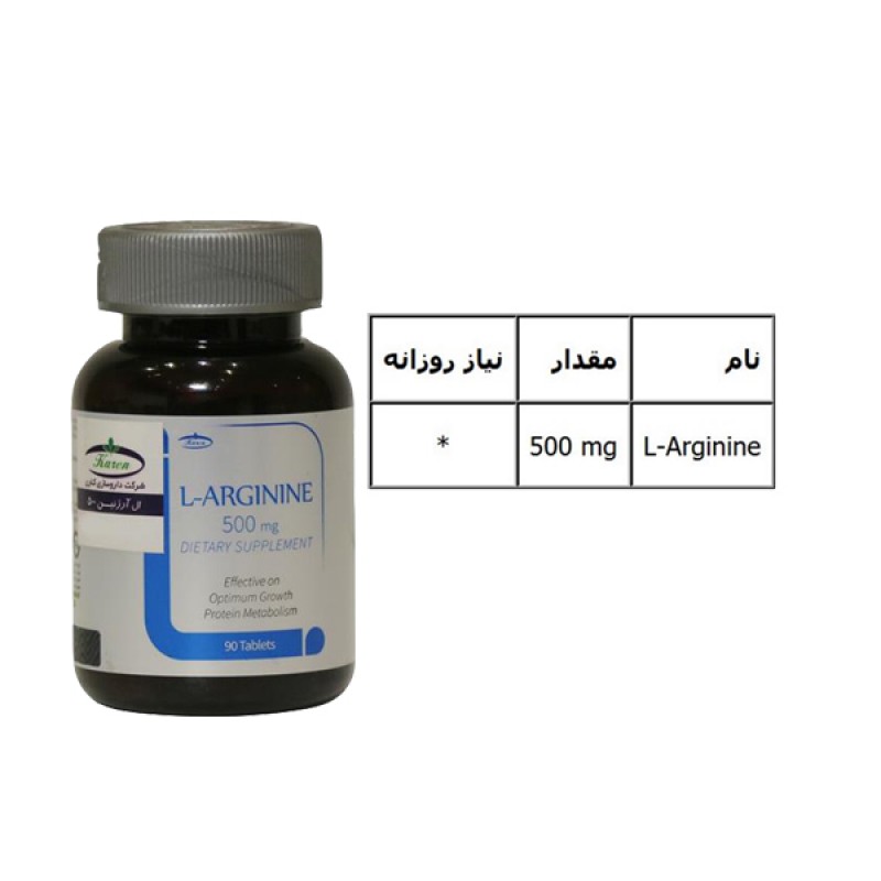 قرص ال آرژنین 500 میلی گرم کارن 90 عددی