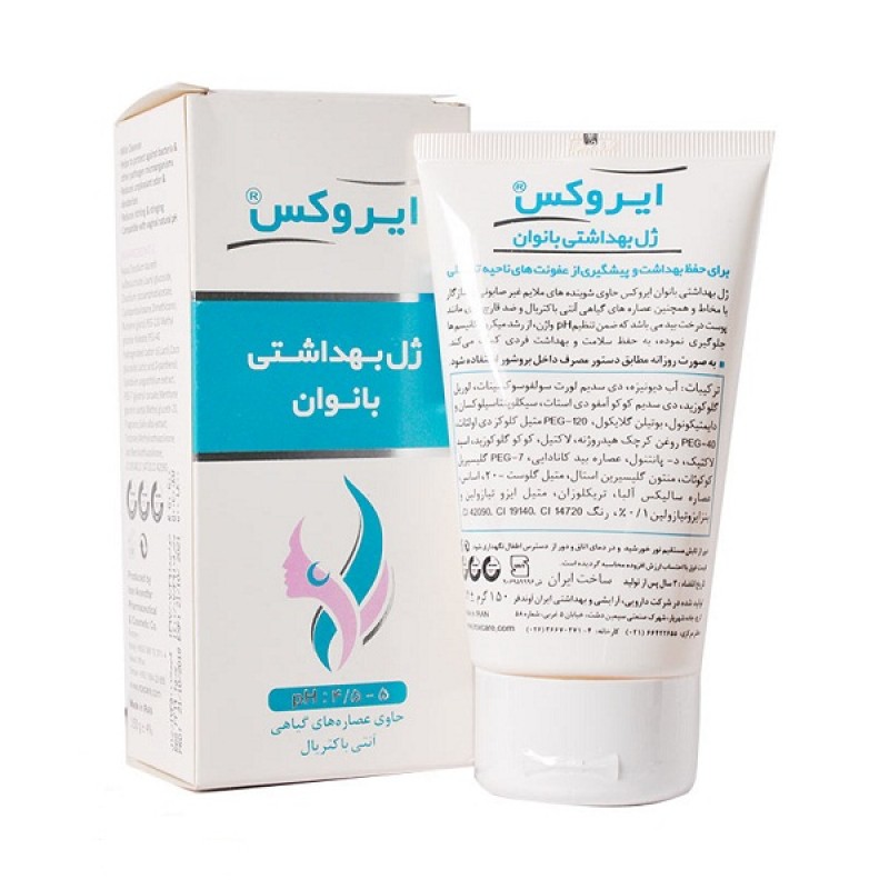 ژل بهداشتی بانوان ایروکس 150 گرم