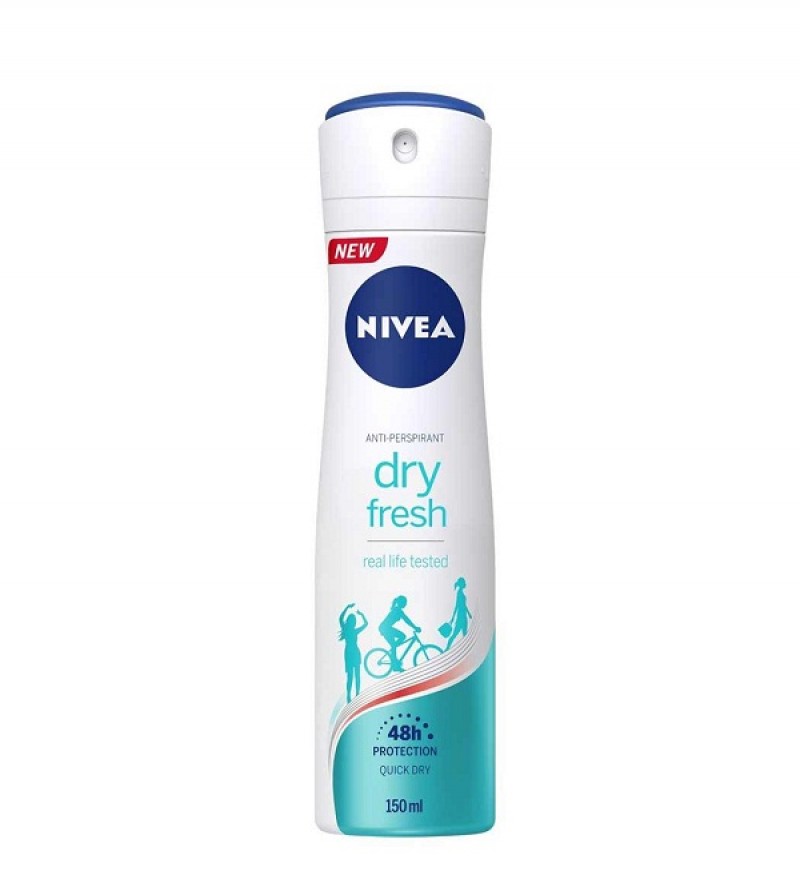 اسپری دئودورانت زنانه Dry Fresh نیوا 150 میل