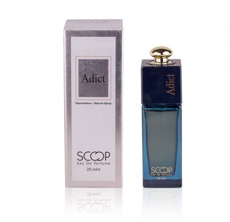 عطر جیبی زنانه اسکوپ مدل Adict حجم 25 میلی لیتر