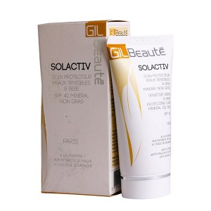 کرم ضد آفتاب سل اکتیو بی رنگ مینرال فاقد چربی SPF40 ژیل بوته 50 میلی لیتر