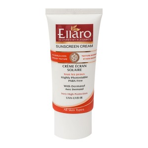 کرم ضد آفتاب بژ طبیعی الارو SPF50 مناسب انواع پوست ۵۰ میلی‎ لیتر 