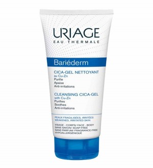 ژل شوینده صورت و بدن اوریاژ سری Bariederm مدل Cica حجم 200 میلی لیتر