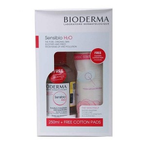 محلول پاک کننده آرایش بایودرما مدل Sensibio H2O حجم 250 میلی لیتر