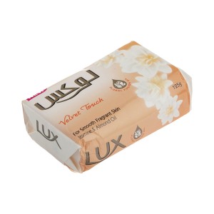 صابون لوکس حاوی روغن بادام و گل یاس وزن 125 گرم