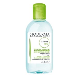 محلول پاک کننده آرایش بایودرما مدل Sebium H2O حجم 250 میلی لیتر