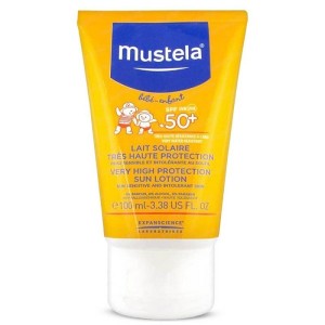 لوسیون ضد آفتاب کودک موستلا با +SPF50 حجم 40 میل