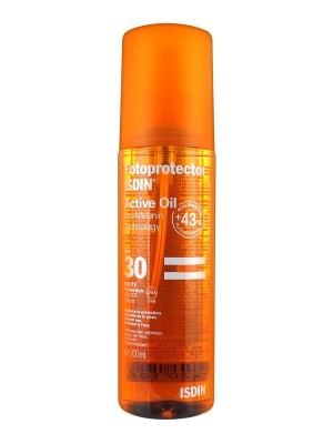 روغن برنز کننده ایزدین مدل Active oil spf 30 حجم 200 میلی لیتر