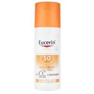 کرم CC ضد آفتاب رنگی SPF50پوست حساس اوسرین 50 میل