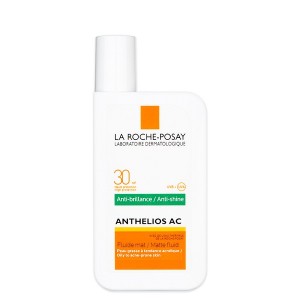 فلوئید ضد آفتاب لاروش پوزای مدل Anthelios Ac SPF30 مناسب پوست چرب و آکنه ای حجم 50میل