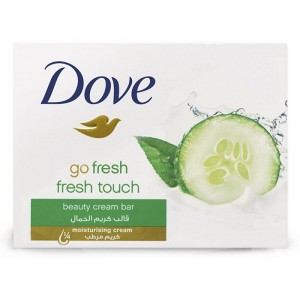 صابون داو مدل Fresh Touch عصاره خیار و چای سبز 135 گرم