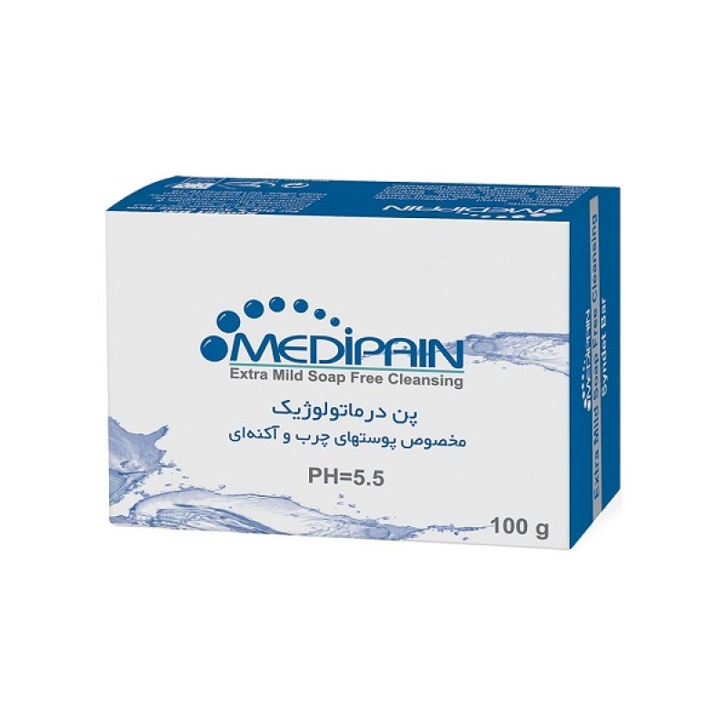 پن درماتولوژیک مدیپین مناسب پوست چرب و آکنه ای مقدار 100 گرم