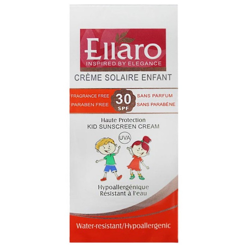 کرم ضد آفتاب کودکانSPF30 الارو ۵۰ میلی لیتر