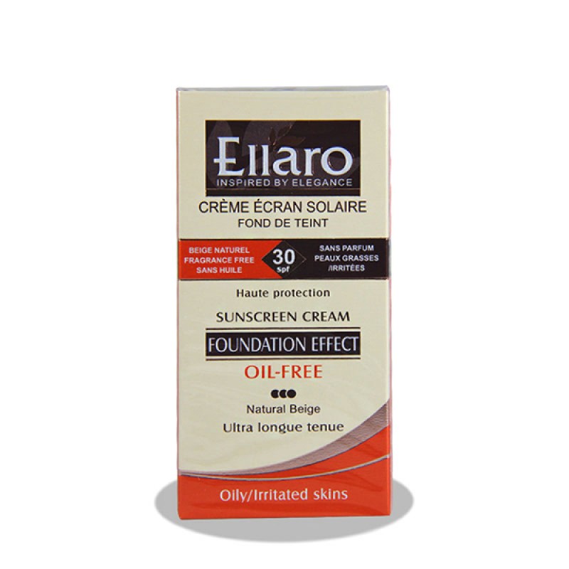 کرم ضد آفتاب کرم پودری بژ طبیعی پوست چرب SPF30 الارو 40 میلی لیتر