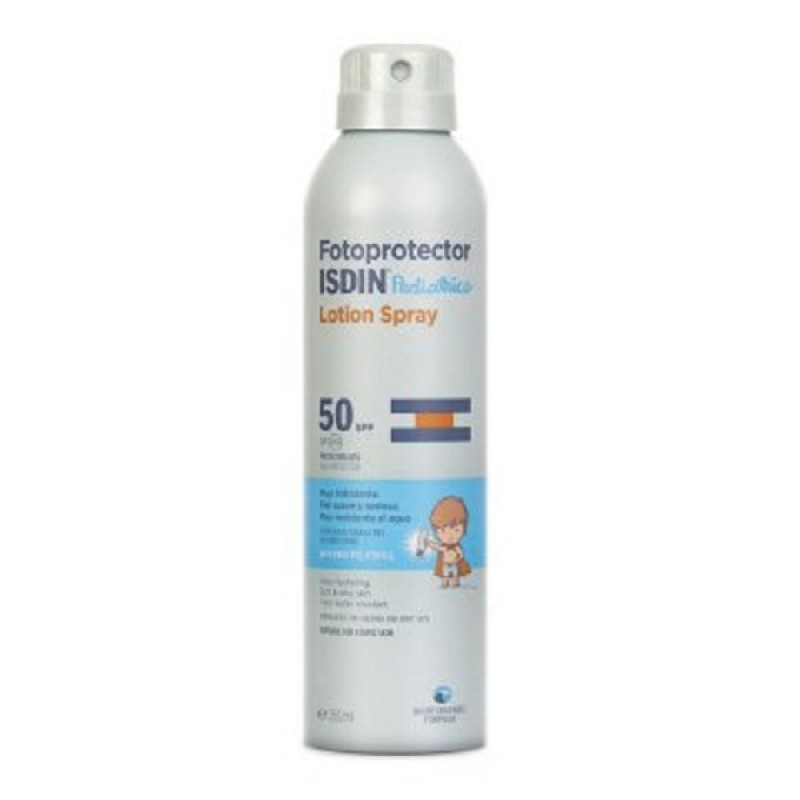 لوسیون ضد آفتاب بدن کودک ایزدین با SPF 50 به صورت اسپری حجم 200 میل