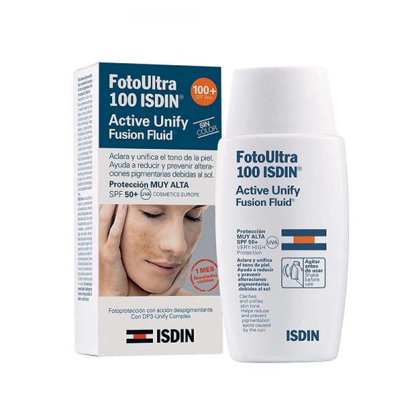 ضد آفتاب رنگی اکتیو یونیفای SPF50 ایزدین50 میل