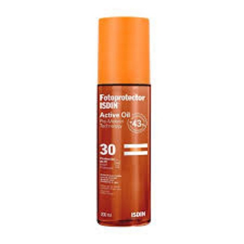 روغن برنز کننده ایزدین مدل Active oil spf 30 حجم 200 میلی لیتر