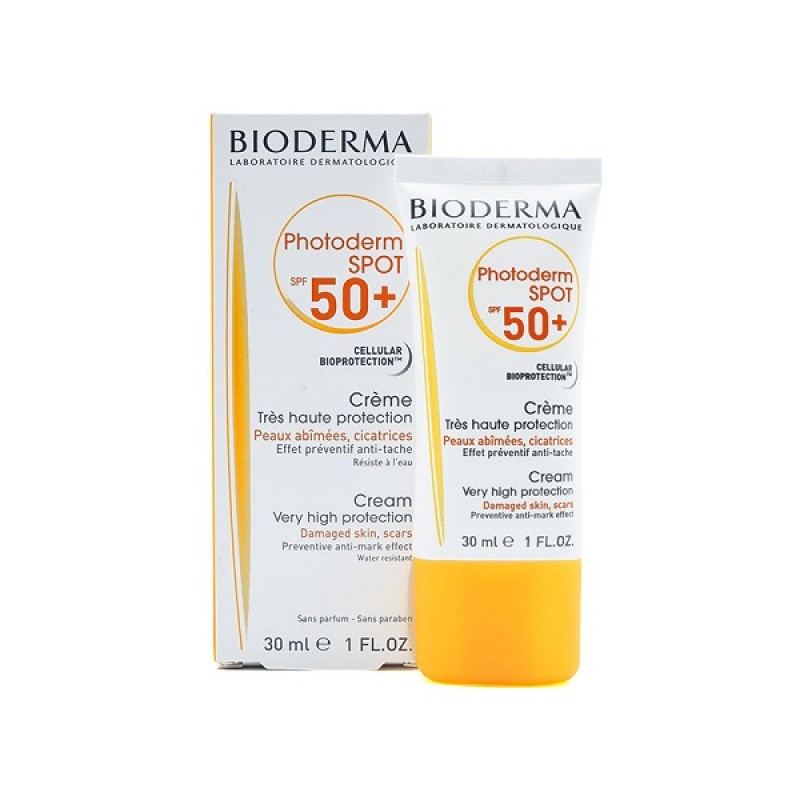 کرم ضد آفتاب و ضد لک فتودرم اسپات SPF 50 بیودرما 30میل