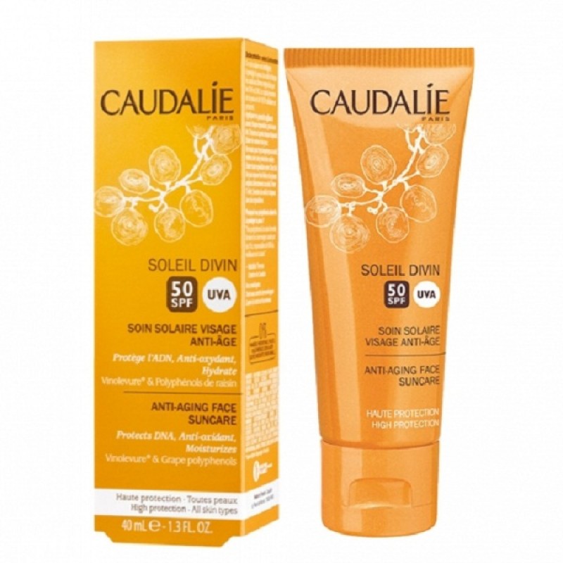 کرم ضد آفتاب دیواین کدلی SPF50 مناسب انواع پوست ۴۰ میلی لیتر