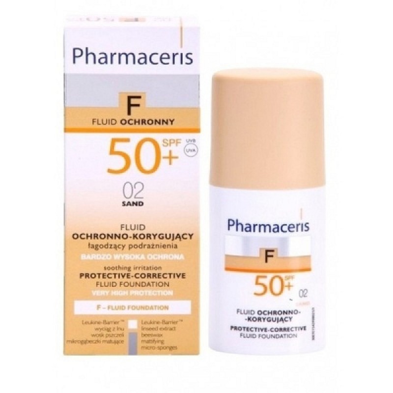 ضدآفتاب F کرم پودري SPF 50 شماره 02 - فارماسريز
