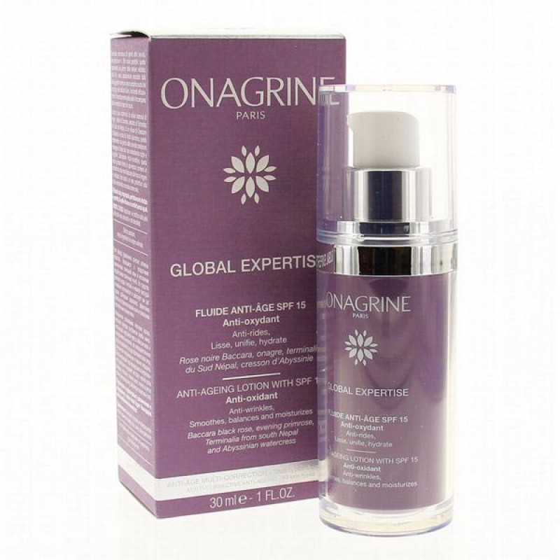 فلوئید ضد چروک SPF15 گلوبال اکسپرتیز اناگرین 30 میلی لیتر