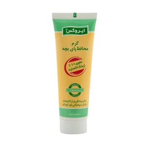 ايروکس کرم محافظ پاي بچه حاوي 10% زينک اکسايد 50گرم