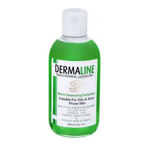 تونر پوست چرب درمالاین حجم 250mL