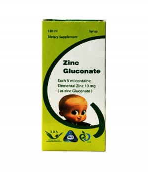 شربت زینک گلوکونات 10 میلی گرم سیمرغ دارو عطار 120 میلی لیتر
