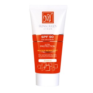 ماي کرم ضدآفتاب بي رنگ پوست نرمال و خشک آلوئه ورا SPF30