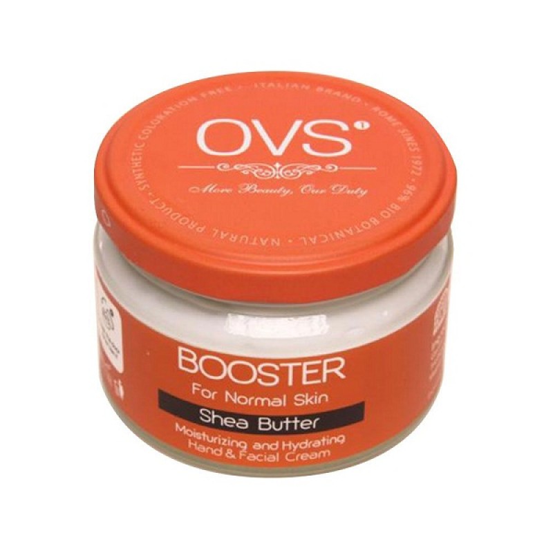 کرم آبرسان دست و صورت ا وی اس مدل Booster حاوی عصاره شی باتر مناسب پوست نرمال حجم 270 میل