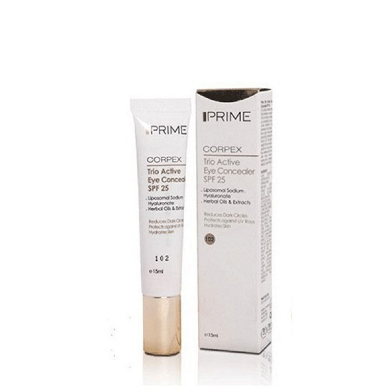 کانسیلر 3 کاره ضد آفتاب SPF 25 دور چشم پریم 15 میل