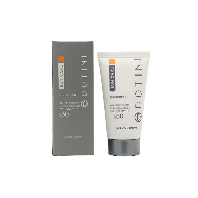 کرم ضد آفتاب دوتینی SPF50 فاقد چربی بی رنگ 50 میلی لیتر