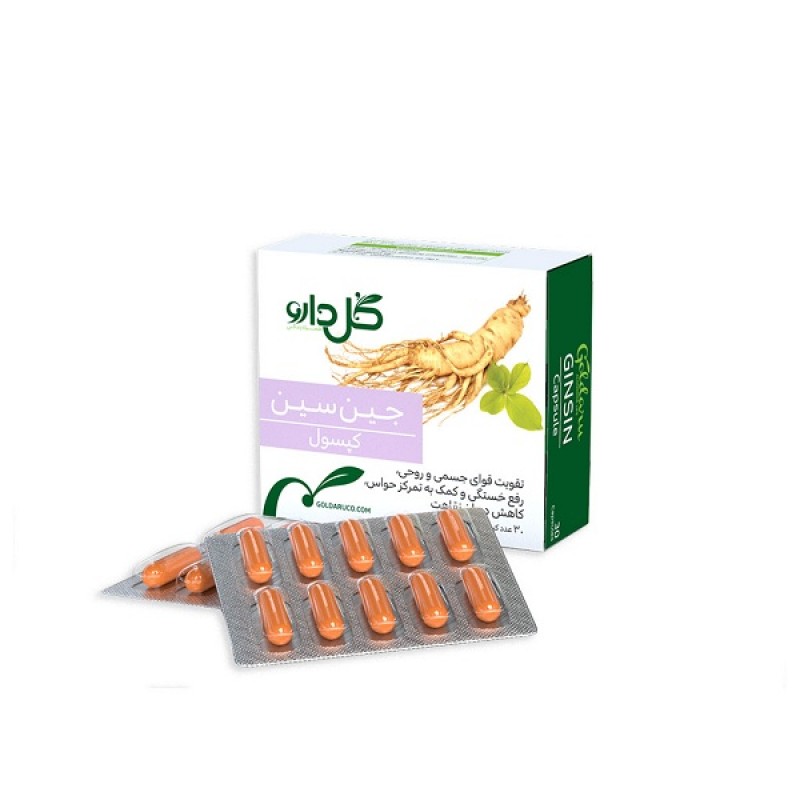 کپسول جین سین گل دارو ۳۰ عددی