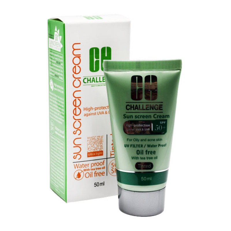 ضد آفتاب فاقد چربی چلنج SPF50 حجم۵۰  میلی لیتر