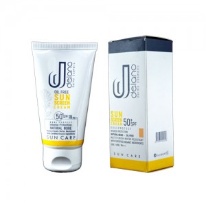 کرم ضد آفتاب رنگی مناسب پوست چرب+ SPF50 دلانو 50 میلی لیتر
