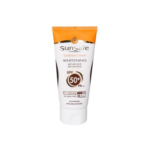 سان سيف کرم ضد آفتاب رنگي روشن کننده بژ روشن SPF50