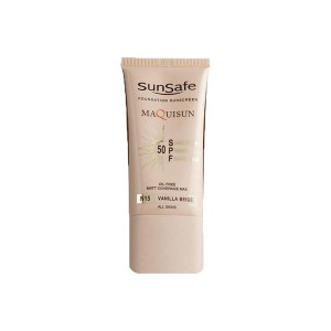 سان سيف ضدآفتاب کرم پودري فاقد چربي بژ وانيلي SPF50