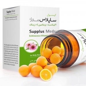 کپسول ساپلاس مدز اکیناسه و ویتامین ث و زینک طبیعت زنده 60 عددی