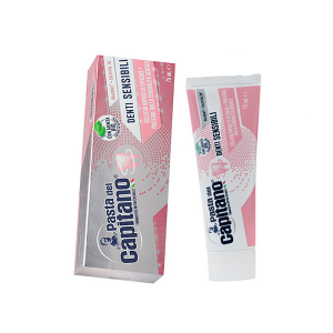 خمیر دندان پاستا دل کاپیتانو مدل Sensitive Teeth حجم 75 میلی لیتر